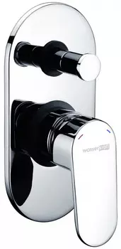Смеситель для ванны и душа со встроенной системой монтажа WasserKRAFT Donau 5361