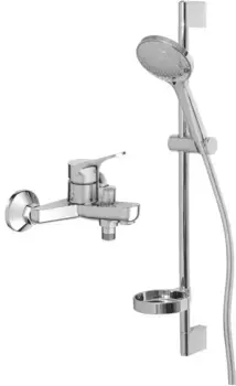 Смеситель для ванны Jacob Delafon Brive E75766-CP + E32910-CP