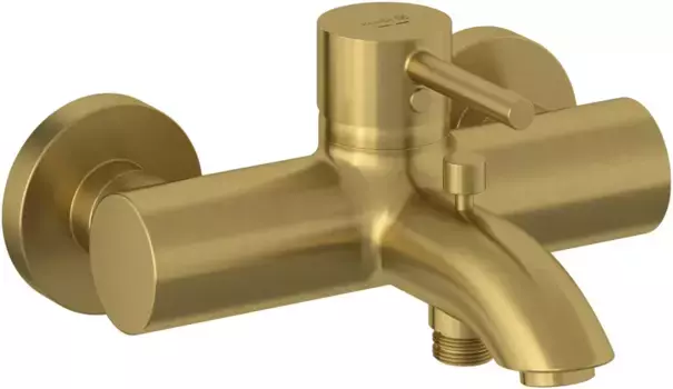 Смеситель для ванны Kludi Bozz 38691N076 золотой матовый