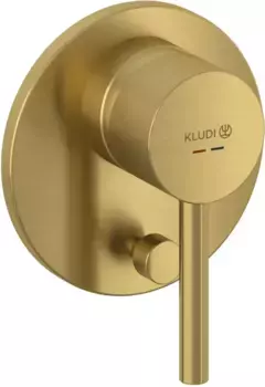 Смеситель для ванны Kludi Bozz 38716N076 встраиваемый, золотой матовый