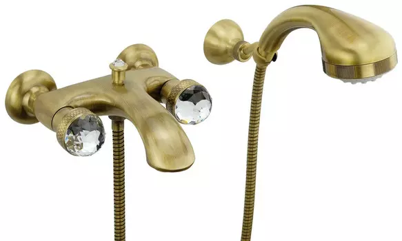 Смеситель для ванны Migliore Axo Swarovski ML.AXO-602F.BR