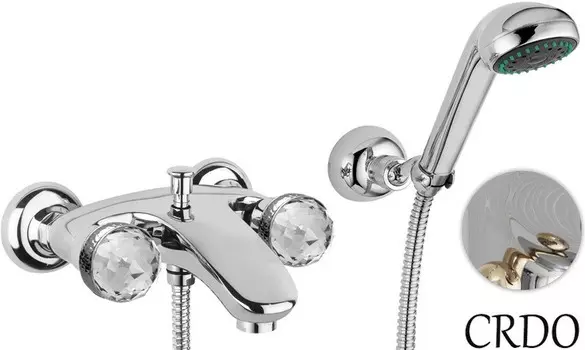 Смеситель для ванны Migliore Axo Swarovski ML.AXO-602F.CRDO