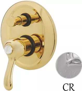 Смеситель для ванны Migliore Lem Swarovski ML.LEM-1972K.CR