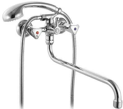 Смеситель для ванны Milardo Bering BE270BW6K+W21 MI