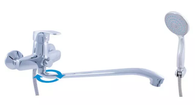 Смеситель для ванны Rav Slezak Kongo K052.5/1