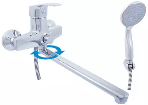 Смеситель для ванны Rav Slezak Kongo K053.5/1