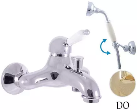 Смеситель для ванны Rav Slezak Labe L554.5/2Z