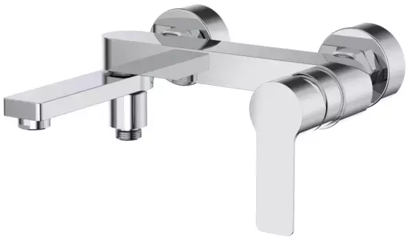 Смеситель для ванны Splenka S06.30 с душевым гарнитуром, хром