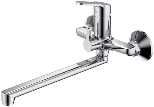 Смеситель для ванны Splenka S07.22 универсальный, с душевым гарнитуром, хром