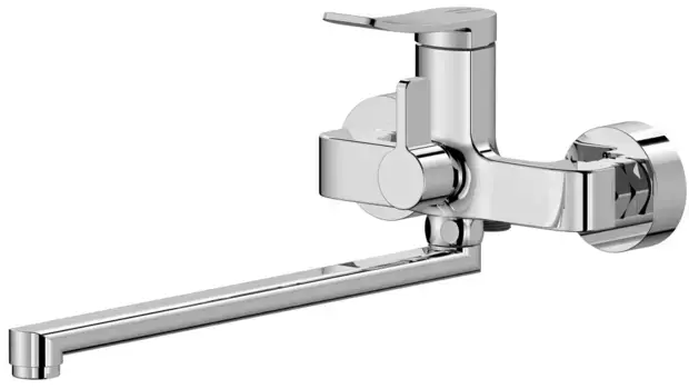 Смеситель для ванны Splenka S31.22 универсальный, с душевым гарнитуром, хром