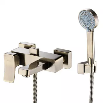 Смеситель для ванны, светлая бронза WasserKRAFT Exter 1601