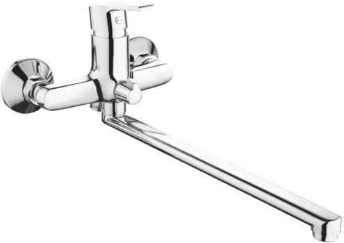 Смеситель для ванны Voda Fin FN31 универсальный, с душевым гарнитуром, хром