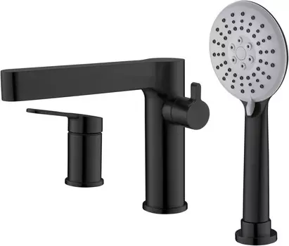 Смеситель на борт ванны BelBagno Delta DEL-BVD3-NERO