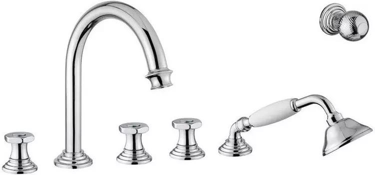 Смеситель на борт ванны Cezares APHRODITE-BVD-01-M