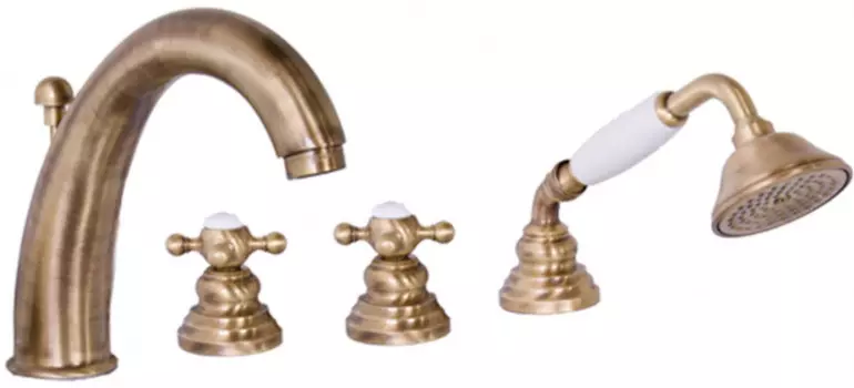 Смеситель на борт ванны Gattoni Vivaldi 1240012V0BR