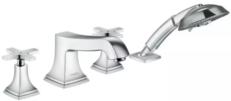Смеситель на борт ванны Hansgrohe Metropol Classic 31449000