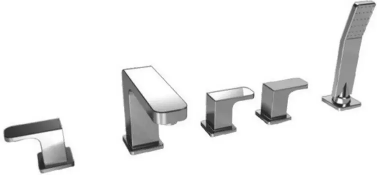 Смеситель на борт ванны Kaiser Sonat 34222