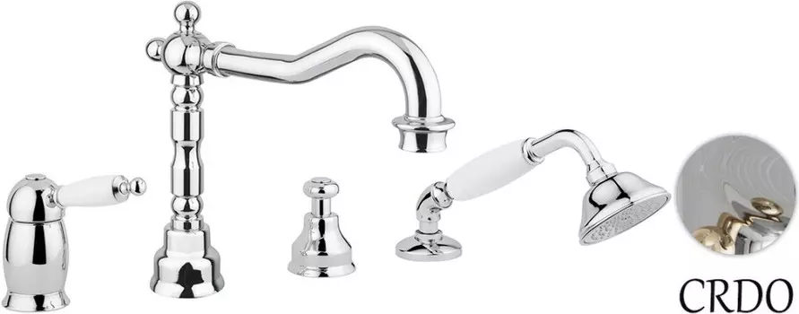 Смеситель на борт ванны Migliore Oxford ML.OXF-6355.BI.CRDO