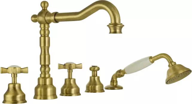 Смеситель на борт ванны Migliore Princeton ML.PRN-880.BR