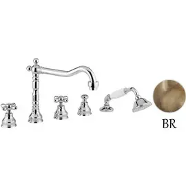 Смеситель на борт ванны Migliore Princeton Plus ML.PRP-8080.BR