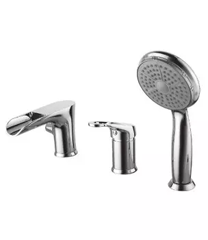 Смеситель на борт ванны на 3 отверстия Lemark Omega LM3145C