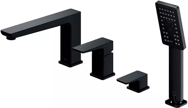 Смеситель на борт ванны Omnires Parma PM7432BL