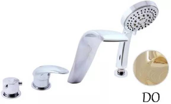 Смеситель на борт ванны Rav Slezak Dunaj D461.5PZ