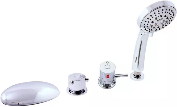 Смеситель на борт ванны термостатический Rav Slezak Dunaj DT270.5P