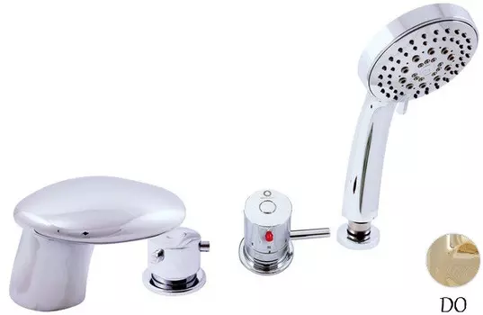 Смеситель на борт ванны термостатический Rav Slezak Dunaj DT271.5PZ