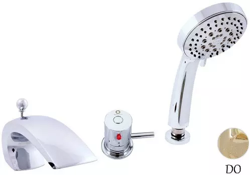 Смеситель на борт ванны термостатический Rav Slezak Dunaj DT272.5SZ