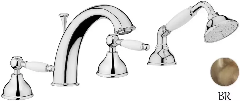 Смеситель на борт ванны Webert Dorian DO730101065