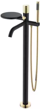 Смеситель напольный для ванны Boheme Stick Diamond 129-BG