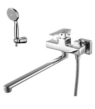 Смеситель универсальный с плоским изливом Lemark Basis LM3617C