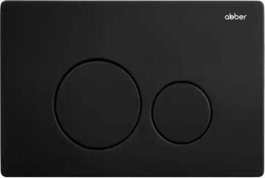 Кнопка смыва Abber AC0121MB для инсталляции, черный матовый