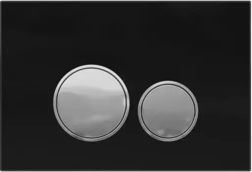 Кнопка смыва Allen Brau Priority 9.20005.31 для инсталляции, черный матовый/хром