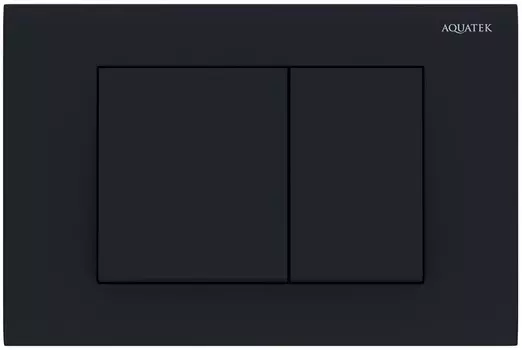 Кнопка смыва Aquatek KDI-0000012 для инсталляции, черный матовый