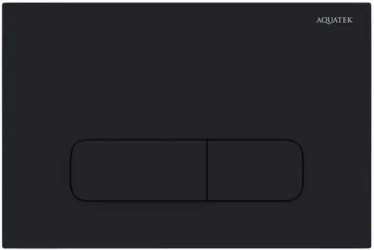 Кнопка смыва Aquatek KDI-0000017 для инсталляции, черный матовый
