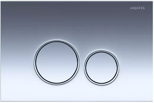 Кнопка смыва Aquatek KDI-0000018 для инсталляции, хром