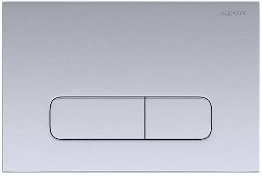 Кнопка смыва Aquatek KDI-0000014 для инсталляции, матовый хром