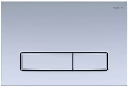 Кнопка смыва Aquatek Slim KDI-0000027 для инсталляции, никель