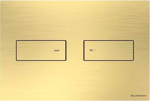 Кнопка смыва Artceram Inox-710 710.000.BG для инсталляции, золотой матовый