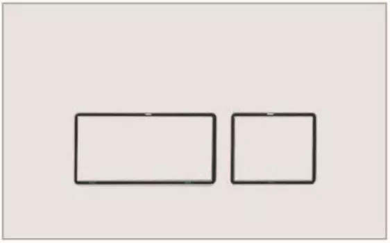 Кнопка смыва Boheme 664-W для инсталляции, белый