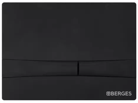 Кнопка смыва Berges Novum F5 040055 для инсталляции, черный матовый
