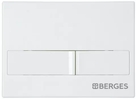 Смывная клавиша Berges Novum L1 белый глянец 040011
