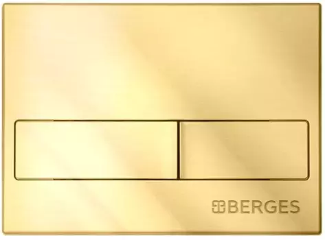 Кнопка смыва Berges Novum L9 040019 для инсталляции, золотой