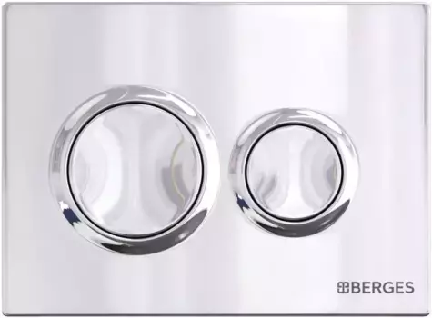 Кнопка смыва Berges Novum O3 040063 для инсталляции, хром