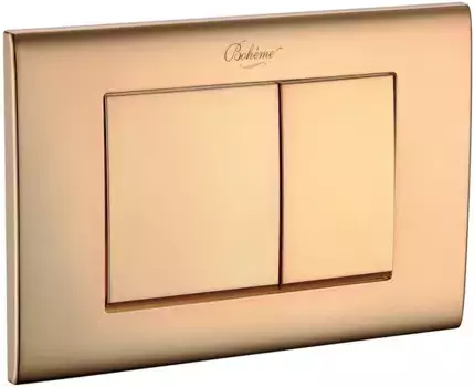 Кнопка смыва Boheme 655 для инсталляции, золотой
