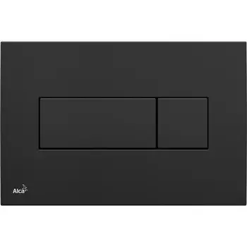 Кнопка смыва AlcaPlast M378 для инсталляции, черный глянец