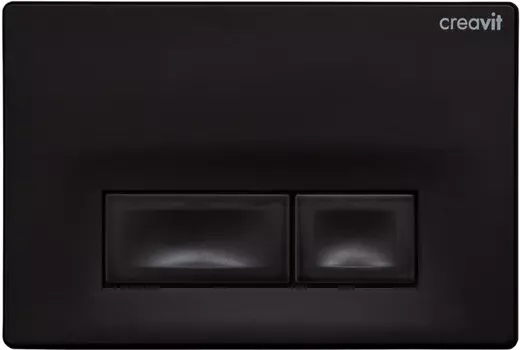 Кнопка смыва Creavit Ore GP300202 для инсталляции, черный глянец
