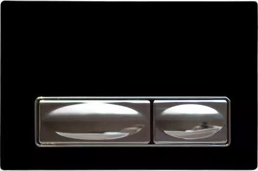 Кнопка смыва Creavit Design Ozel GP400200 для инсталляции, черный/хром